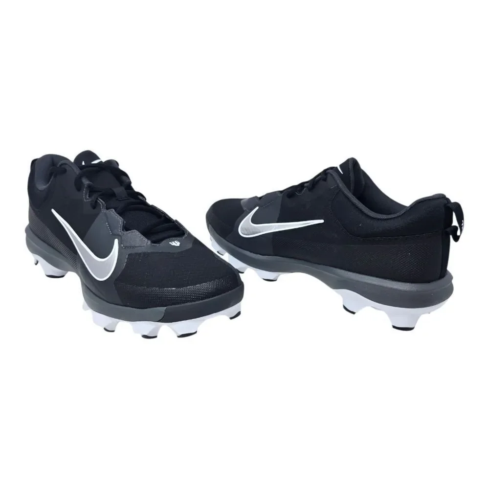 Nike Force Trout 9 Pro MCS Men's Size 15 Black Silver Plastic Cleats FZ0915-003